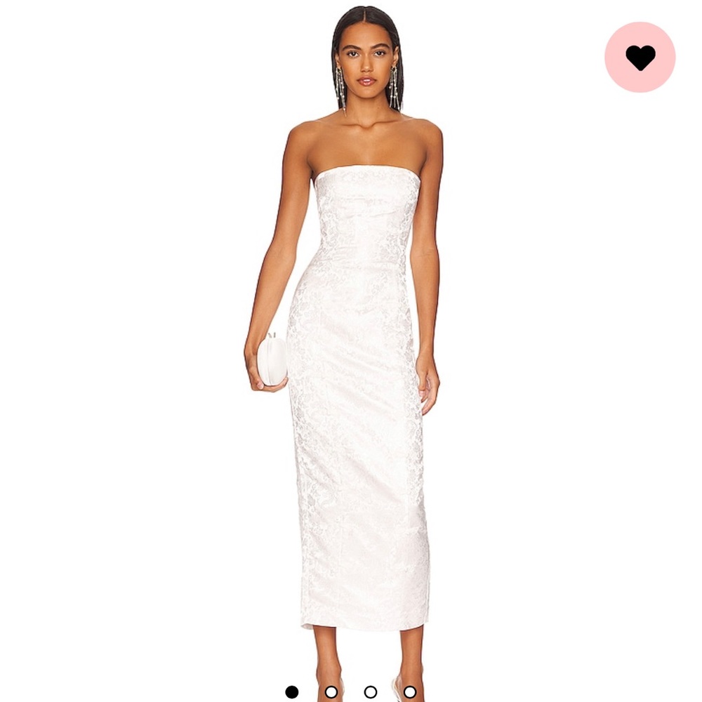Sau Lee- Jennifer Dress In White